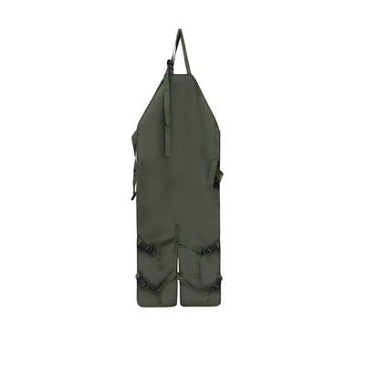 Green And Beige Gardening Leg Apron - Oxford Fabric, Multi-Pocket, Extended Design, 118x45cm, 450g