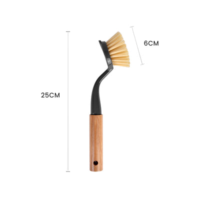 3 x Clevinger Eco Cleaning Bamboo Dish Brush