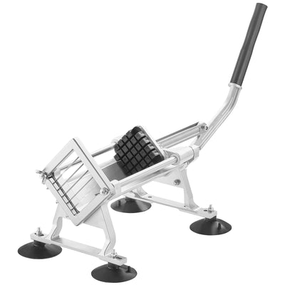 VEVOR Commercial Vegetable Slicer, 1/2 inch Fruit Slicer, Stainless Steel and Aluminum Alloy Vegetable Cutter Slicer Machine, Manual Slicer with Non-slip Feet, for Radishes, Onions, Potatoes, Lemons