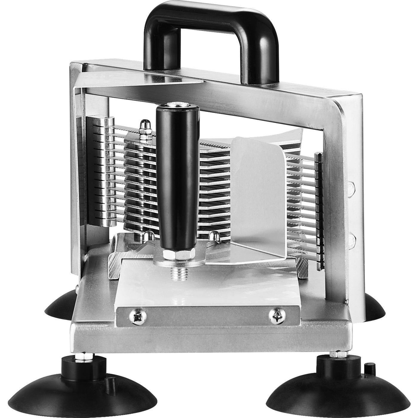 VEVOR Commercial Tomato Slicer, 3/16 inch Tomato Cutter Slicer, Stainless Steel Heavy Duty Tomato Slicer Machine, Manual Tomato Slicer with Non-slip Feet, for Cutting Tomatoes, Cucumbers, Bananas