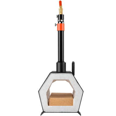 VEVOR Propane Forge Portable, Single Burner Tool and Knife Making, Large Capacity Blacksmith Farrier Forges, Mini Furnace Blacksmithing, Gas Forging Tools and Equipment, Complete Kit