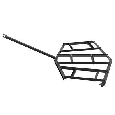 VEVOR Driveway Drag, 84" Width Tow Behind Drag Harrow, Q235 Steel Driveway Grader with Adjustable Bars, Support up to 50 lbs, Driveway Tractor Harrow for ATVs, UTVs, Garden Lawn Tractors