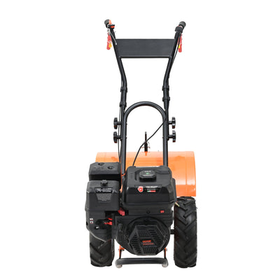 VEVOR Tiller Cultivator Gas Powered, 212CC 4-Stroke Garden Cultivator, Tiller with 4 Steel Adjustable Rear Tines for Lawn, Garden and Field Soil Cultivation