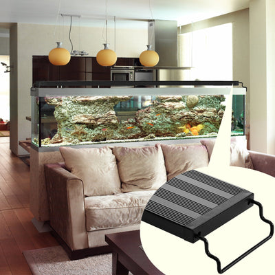 VEVOR Aquarium Light, 48W Full Spectrum Fish Tank Light with 24/7 Natural Mode, Adjustable Timer & 5-Level Brightness, with Aluminum Alloy Shell Extendable Brackets for 48"-54" Freshwater Planted Tank