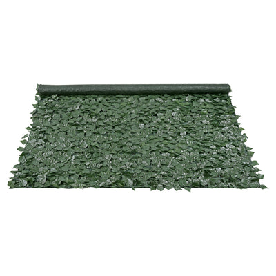 VEVOR Ivy Privacy Fence, 1830 x 2440 mm Artificial Green Wall Screen, Greenery Ivy Fence with Mesh Cloth Backing and Strengthened Joint, Faux Hedges Vine Leaf Decoration for Outdoor Garden, Yard